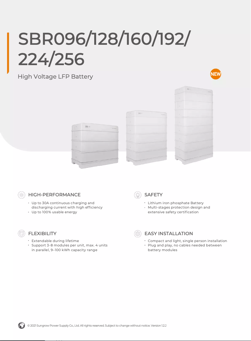 Image de la première page du manuel de l'appareil SBR256