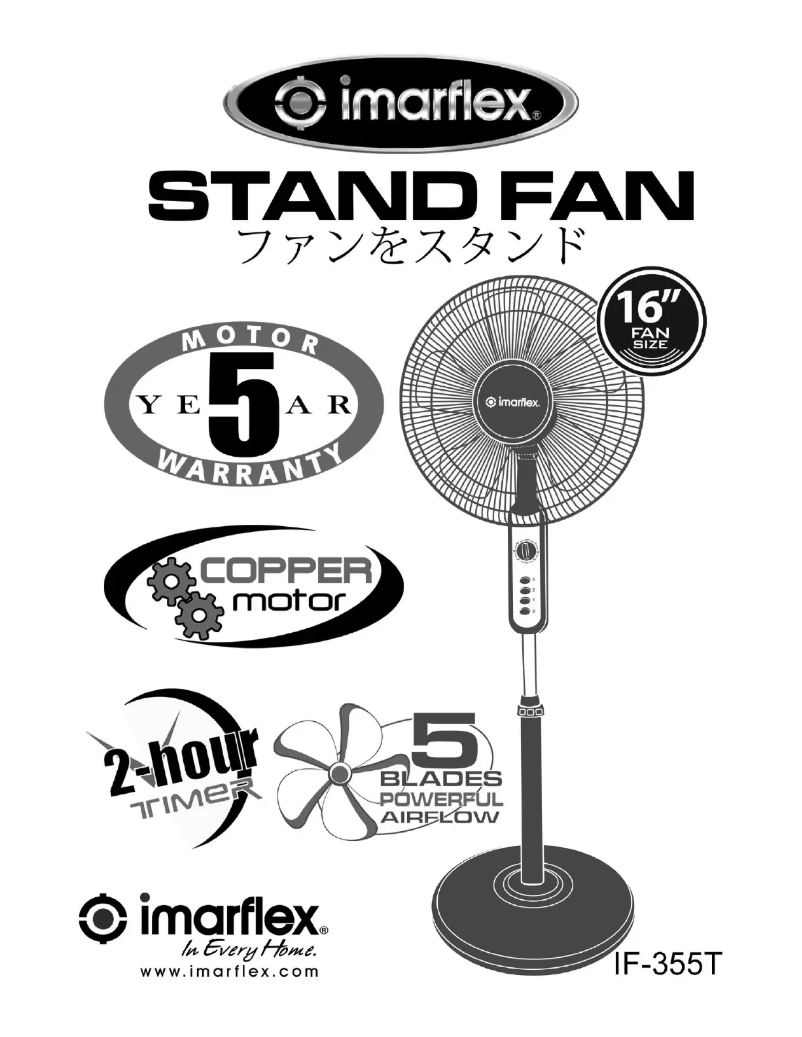 Page 1 de la notice Manuel utilisateur Imarflex IF-355T