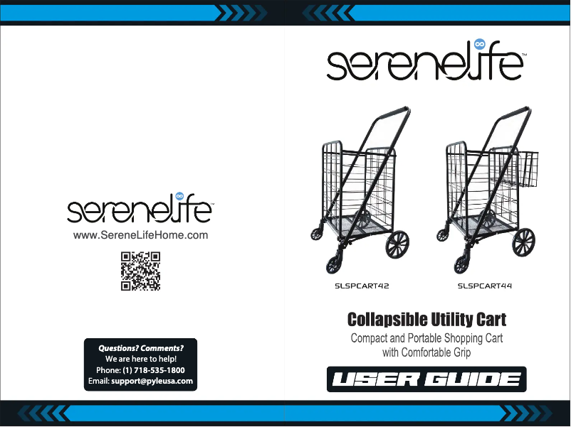 Page 1 de la notice Manuel utilisateur SereneLife SLSPCART42