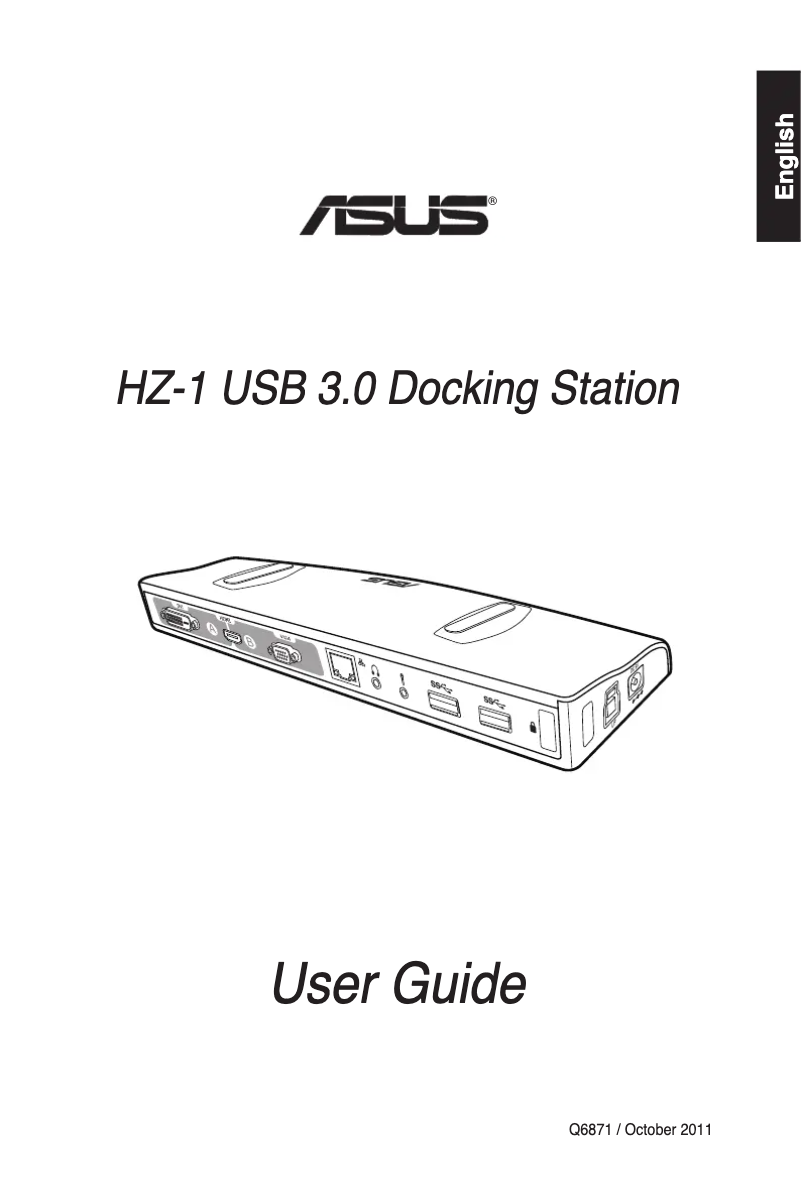 Page 1 de la notice Manuel utilisateur Asus USB3.0_HZ-1