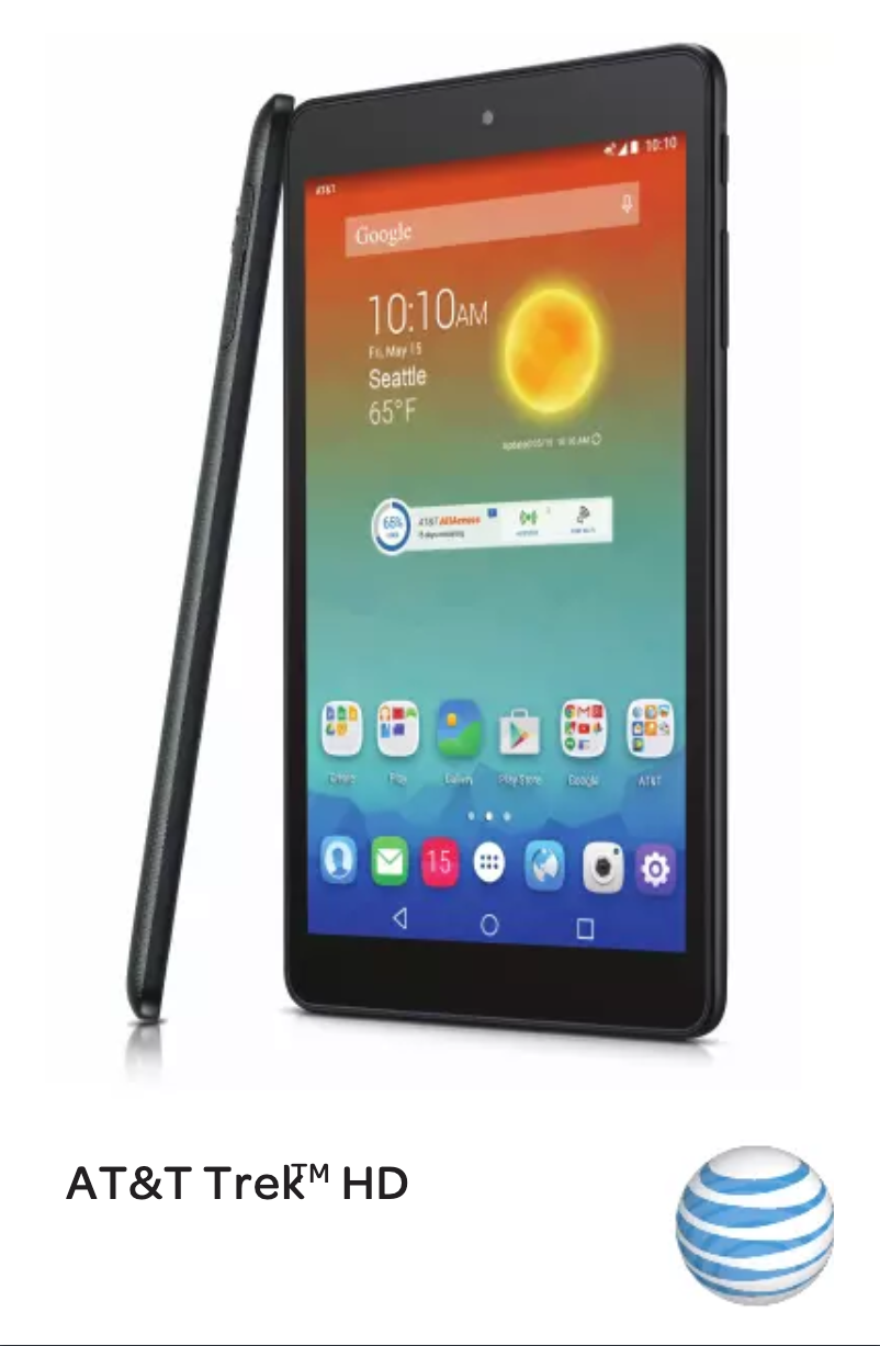 Page 1 de la notice Manuel utilisateur Alcatel Trek HD