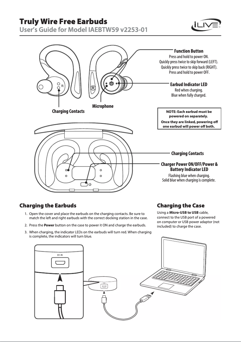 Image de la première page du manuel de l'appareil IAEBTW59