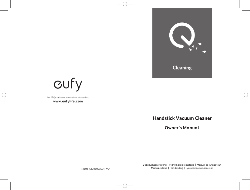 Página 1 del manual Manual de usuario Eufy HomeVac S11 Go