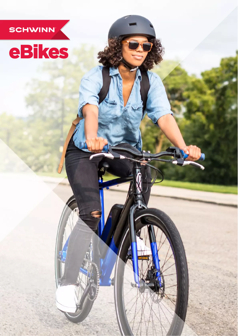 Page 1 de la notice Fiche technique Schwinn Monroe Electric bike