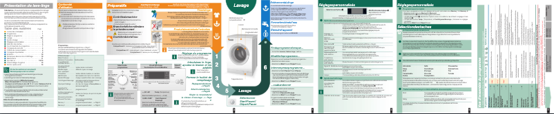 Page n°1 - Manuel utilisateur Siemens WM14S740FG