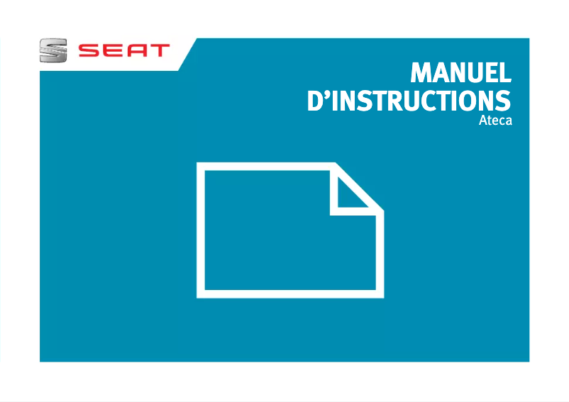 Page 1 de la notice Manuel utilisateur Seat Ateca (2016)