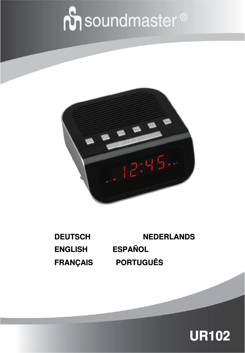 Page 1 de la notice Manuel utilisateur Soundmaster UR102