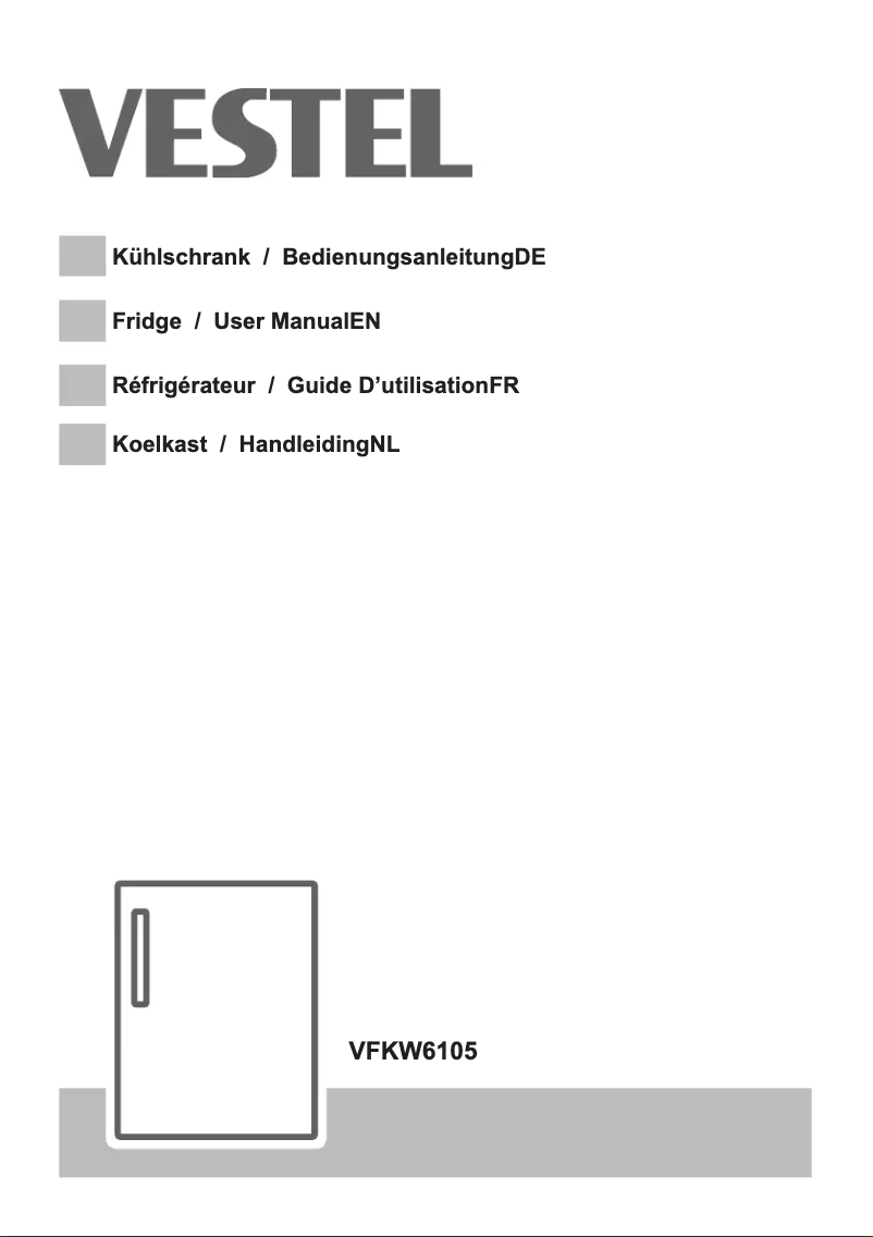 Image de la première page du manuel de l'appareil VFKW6105