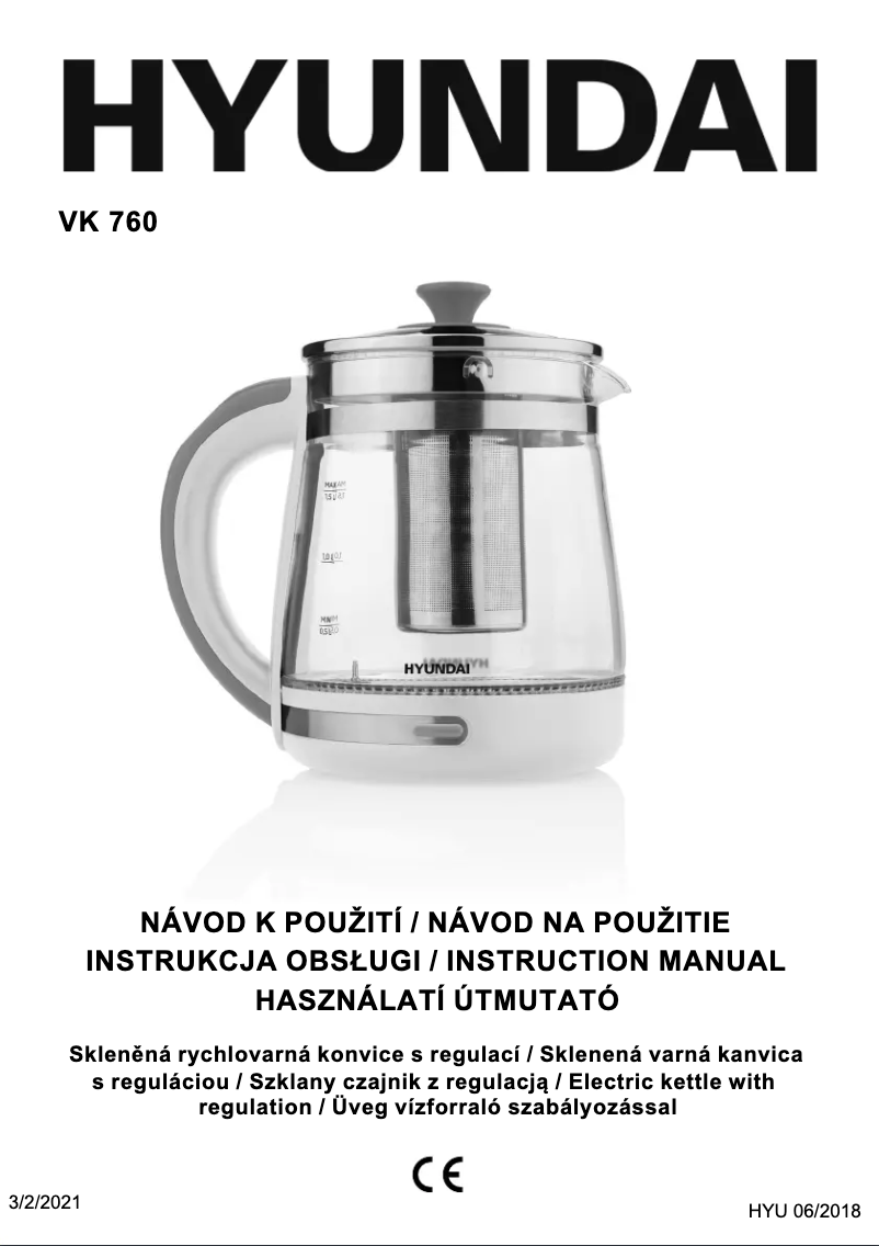 Image de la première page du manuel de l'appareil VK 760