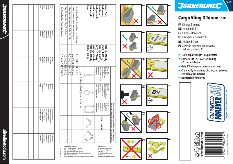 Página 1 del manual Manual de usuario Silverline 250288