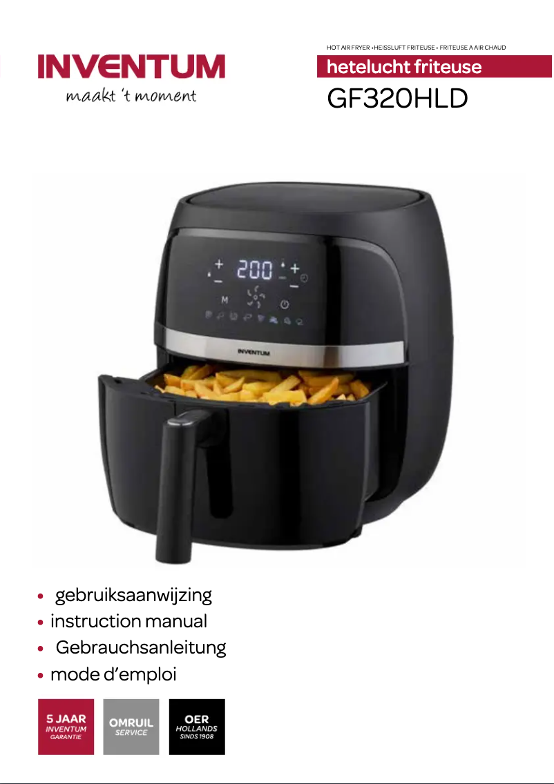 Page 1 de la notice Manuel utilisateur Inventum GF320HLD