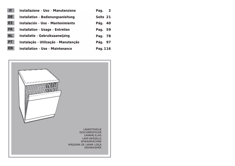 Page n°1 - Manuel utilisateur Candy LS CDI 5550 P-S