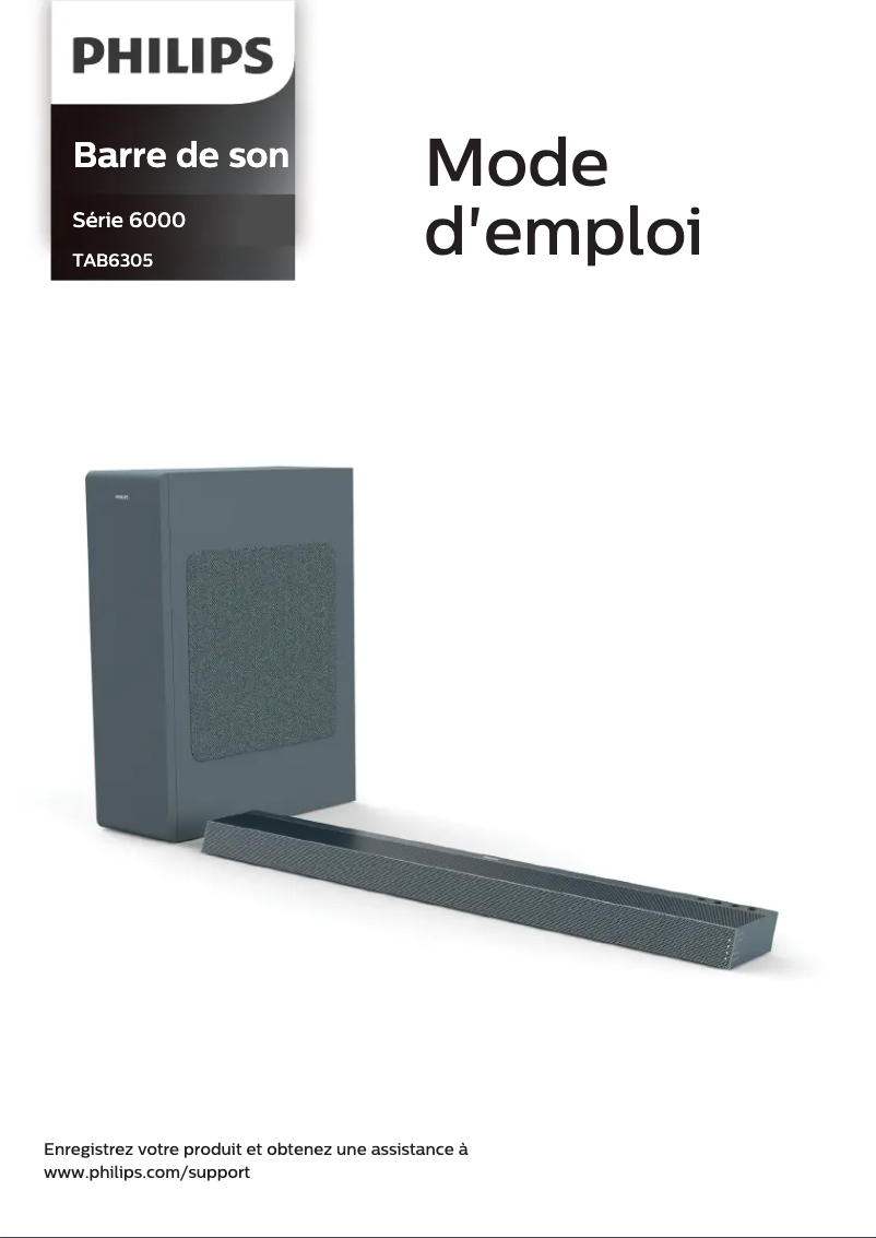 Page n°1 - Manuel utilisateur Philips TAB6305