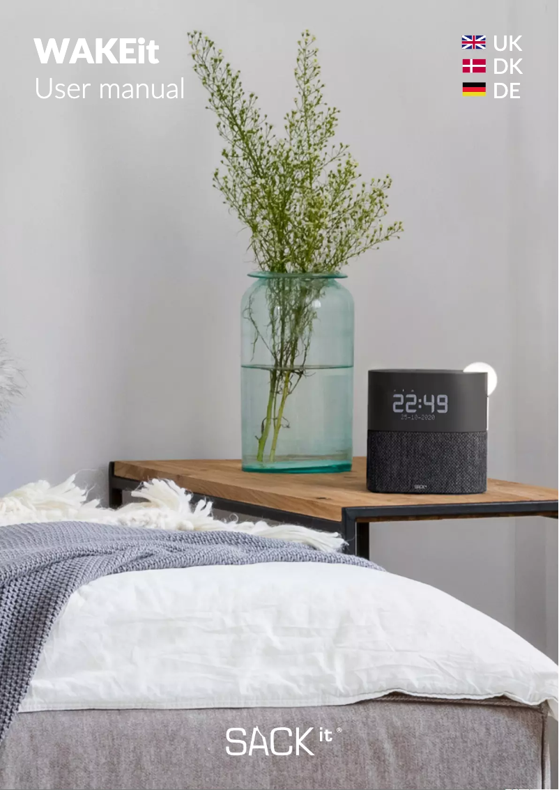 Image de la première page du manuel de l'appareil WAKEit