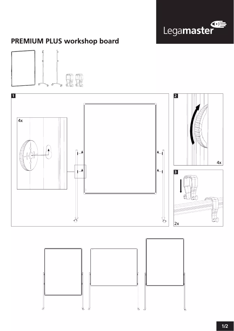 Page 1 de la notice Manuel utilisateur Legamaster 7-205010