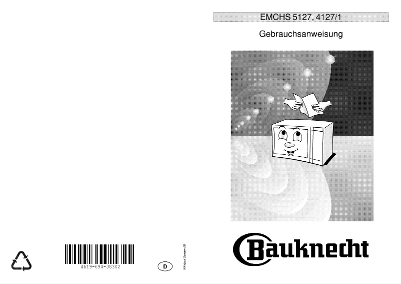 Page 1 de la notice Manuel utilisateur Bauknecht EMCHS 4127/1 IN