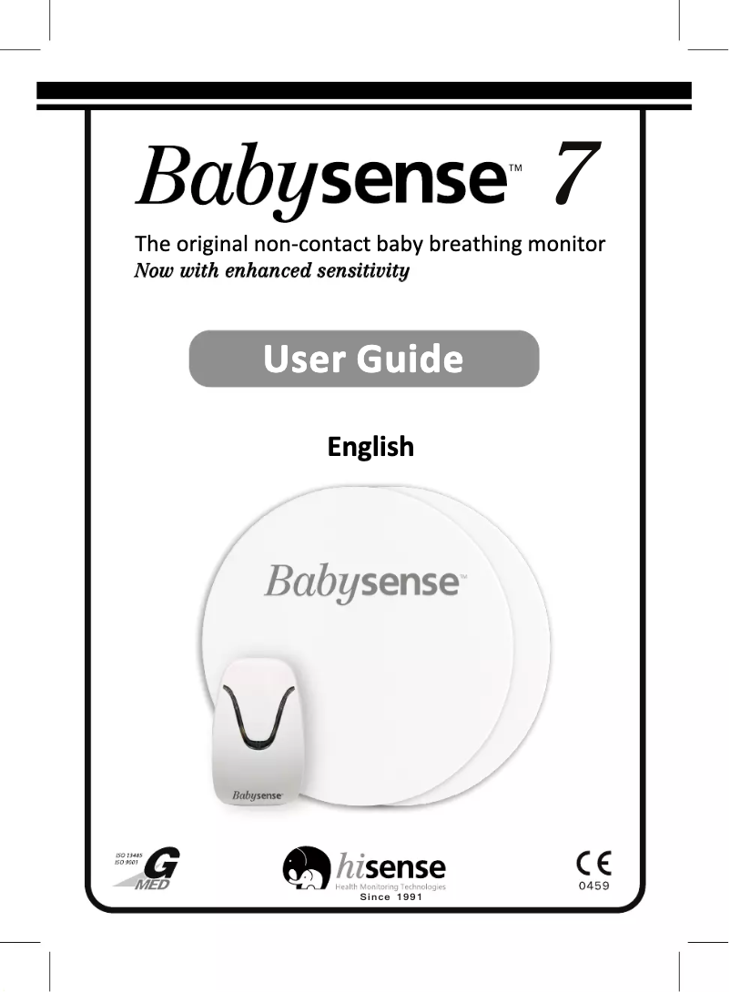 Page 1 de la notice Manuel utilisateur Babysense 7