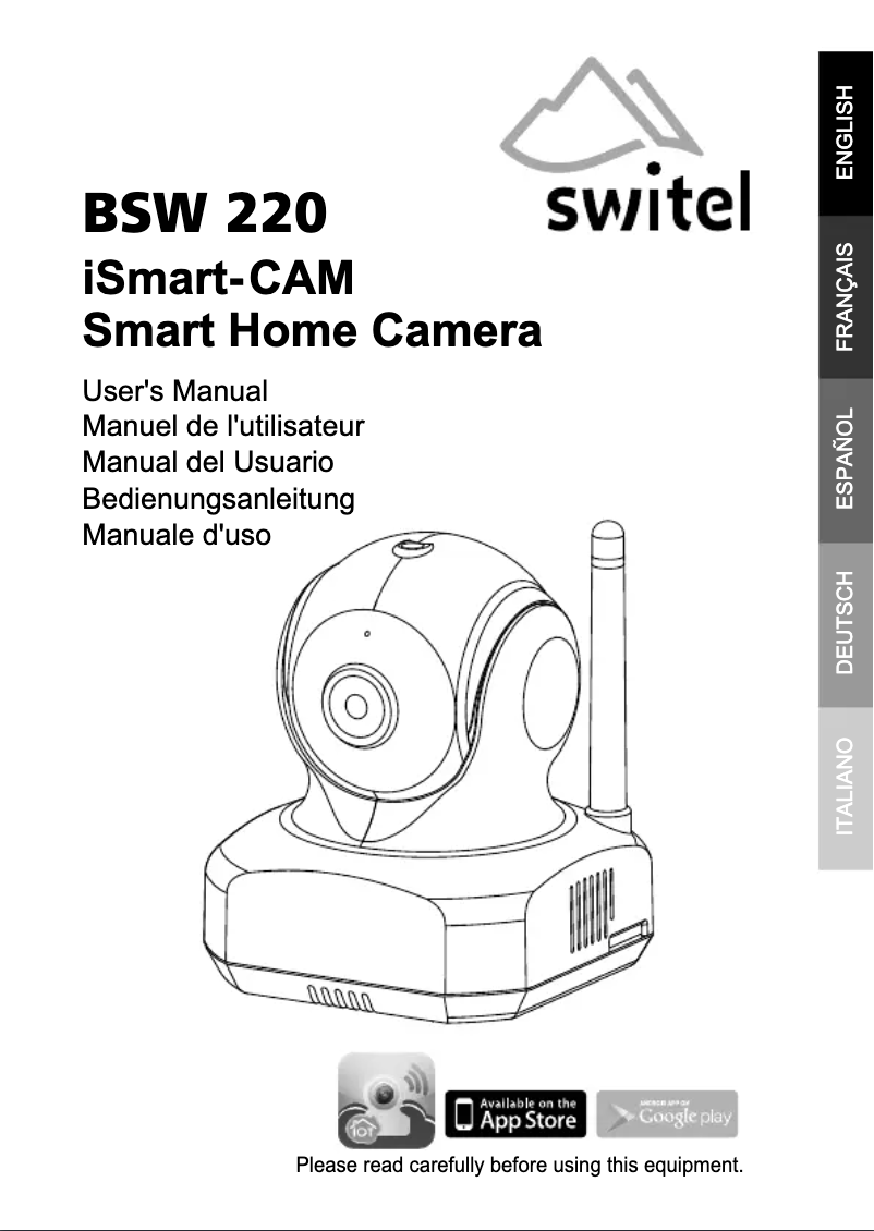Page 1 de la notice Manuel utilisateur Switel BSW 220