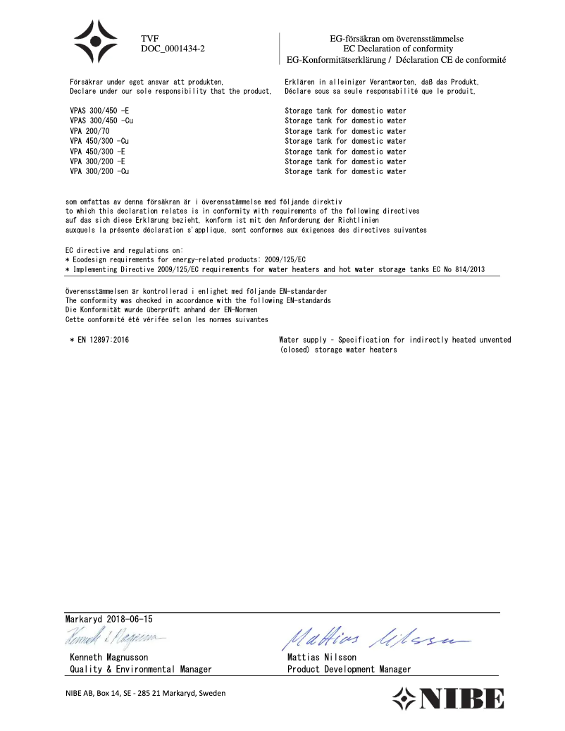 Image de la première page du manuel de l'appareil VPAS 300