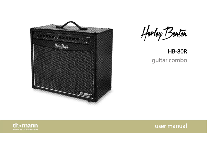 Image de la première page du manuel de l'appareil HB-80R