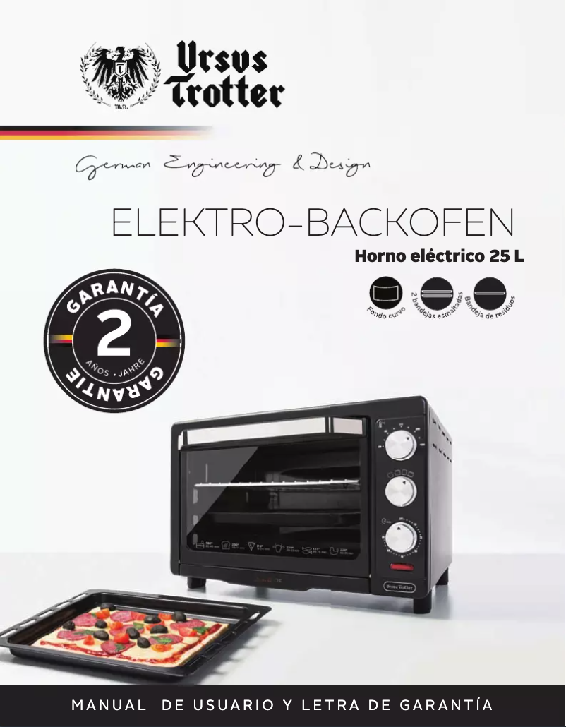 Page 1 de la notice Manuel utilisateur Ursus Trotter UT-LEIF 36