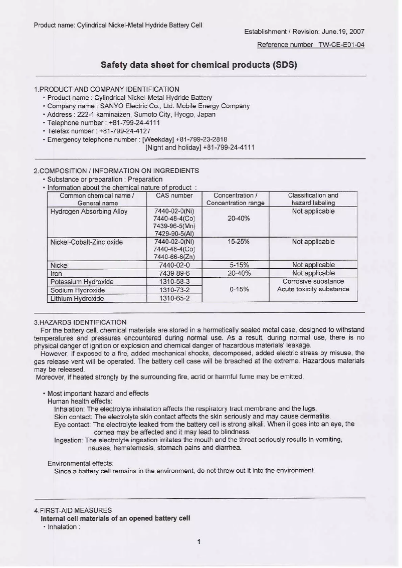Image de la première page du manuel de l'appareil 316-4