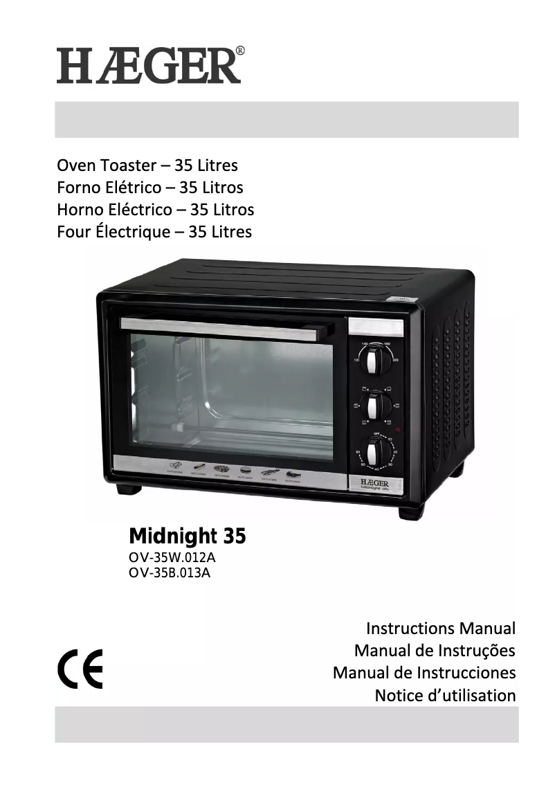 Image de la première page du manuel de l'appareil Midnight 35 OV-35W.012A