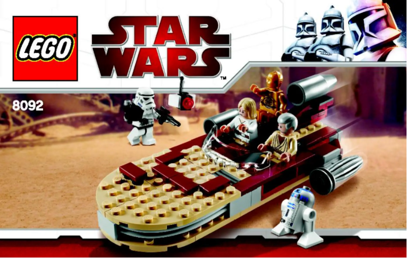 Page n°1 - Manuel utilisateur Lego Luke's Landspeeder (TM)