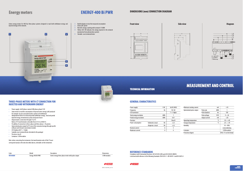 Image de la première page du manuel de l'appareil Energy-400 Bi PWR