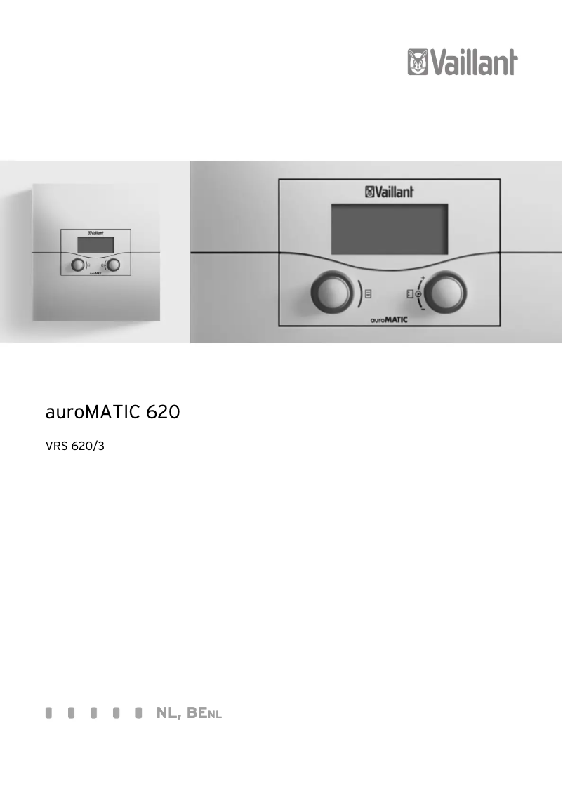 Page n°1 - Manuel utilisateur Vaillant auroMATIC 620