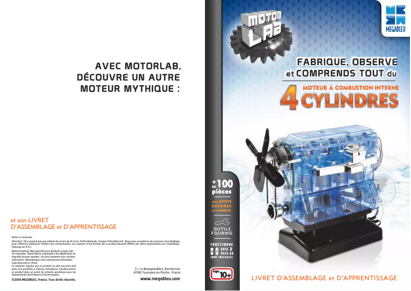 Page n°1 - Manuel utilisateur MEGABLEU HM04MB