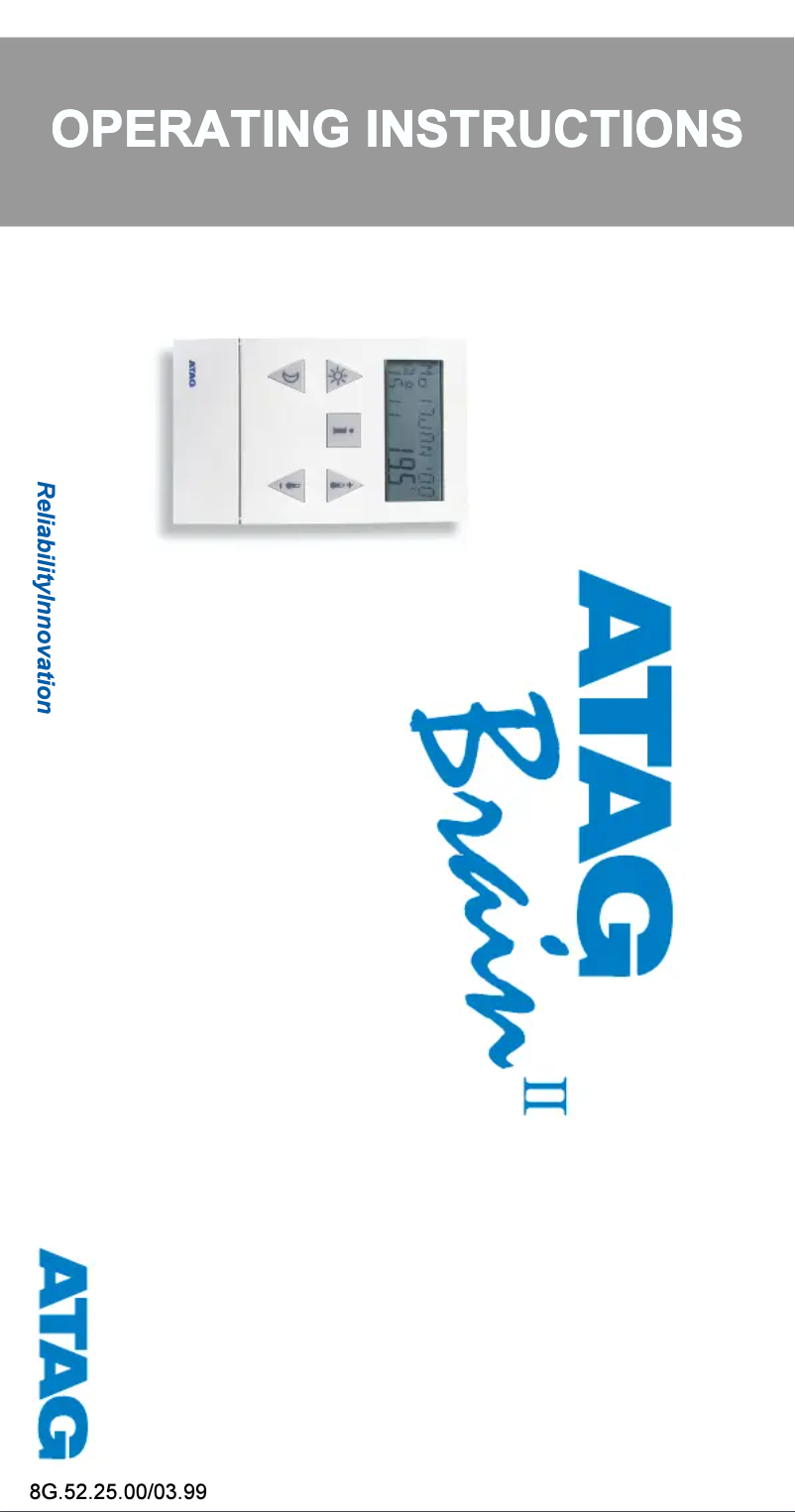 Página 1 del manual Manual de usuario Atag Brain