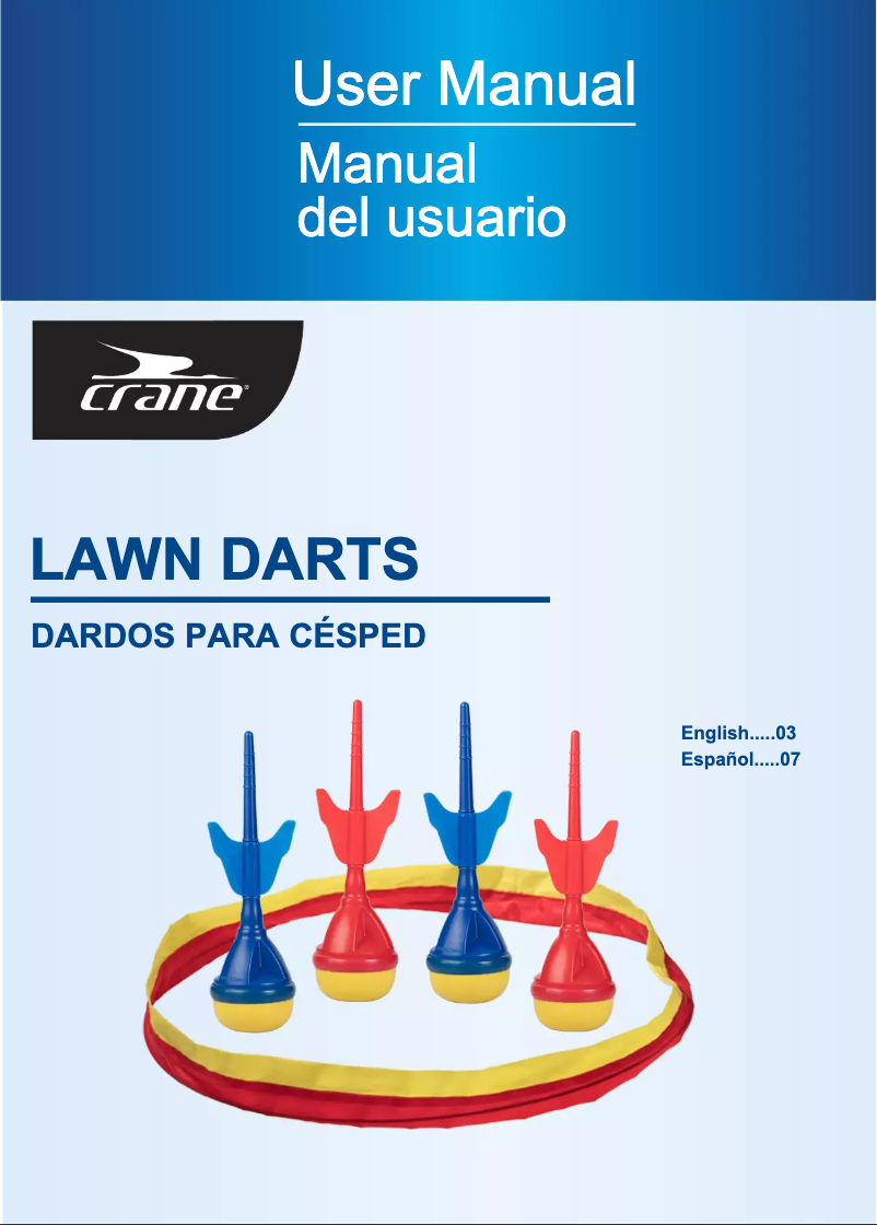 Page n°1 - Manuel utilisateur Crane Lawn Darts 52804