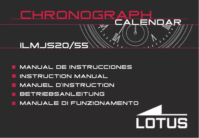 Page n°1 - Manuel utilisateur Lotus 18578