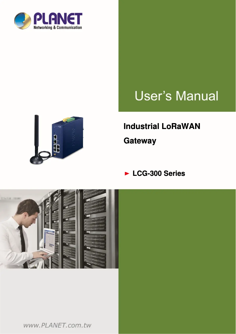 Page 1 de la notice Manuel utilisateur Planet LCG-300W