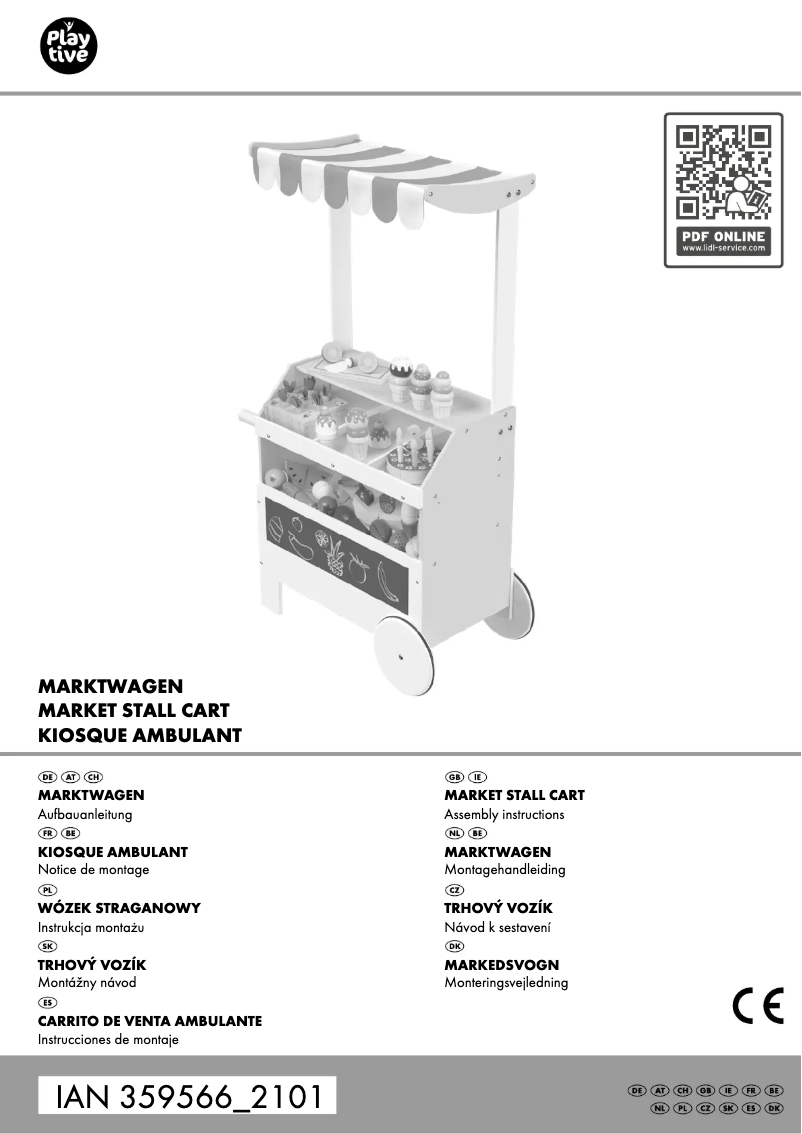 Page 1 de la notice Manuel utilisateur Playtive IAN 359566