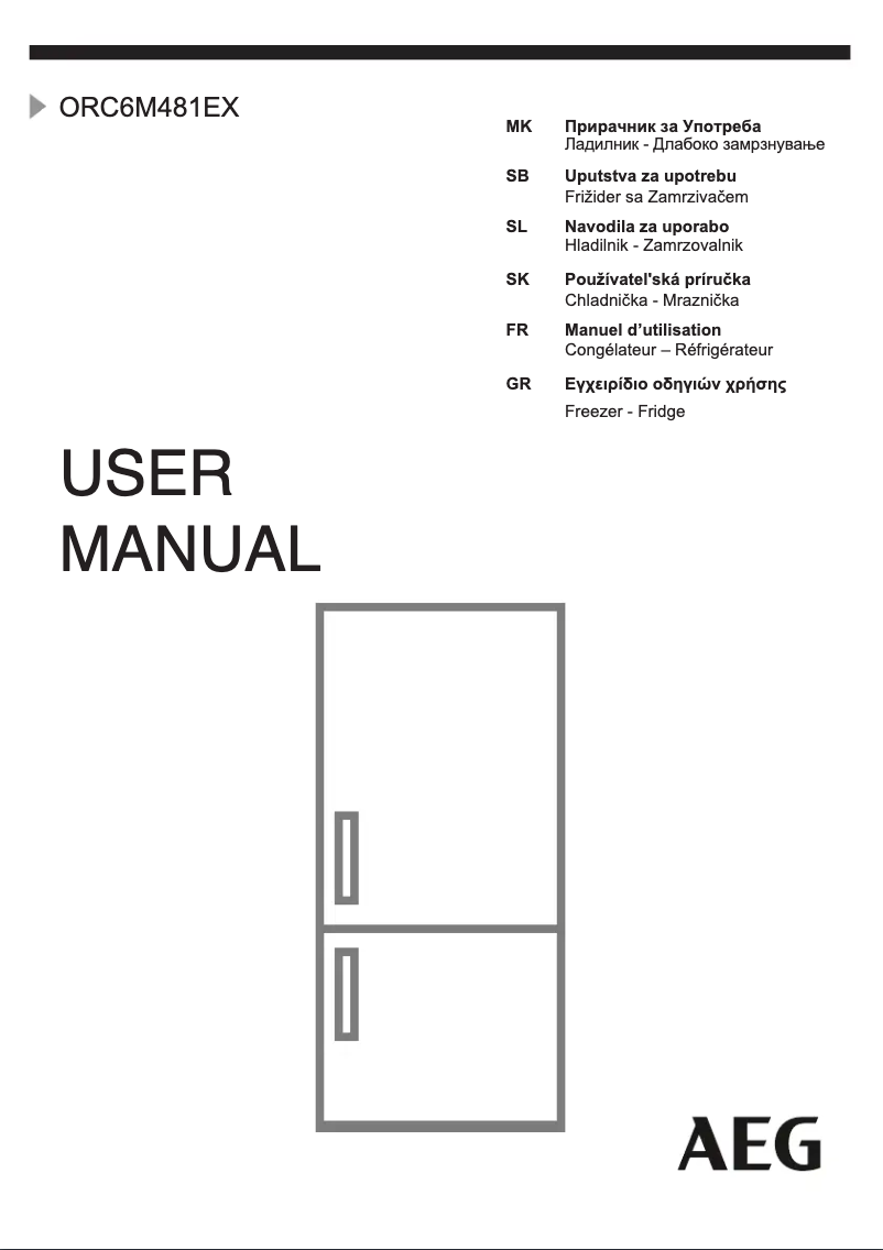 Página 1 del manual Manual de usuario AEG ORC6M481EX
