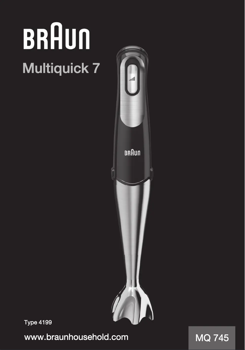 Image de la première page du manuel de l'appareil Multiquick 7 MQ 745 Aperative