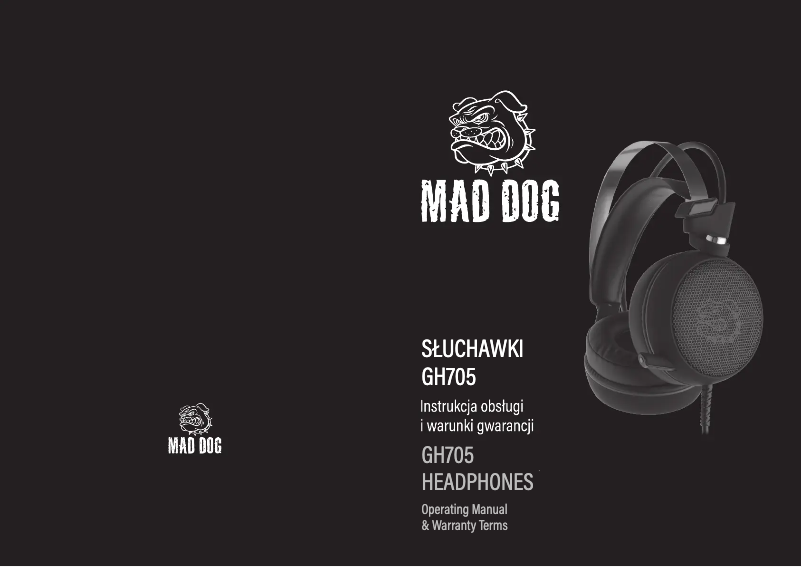 Image de la première page du manuel de l'appareil GH705