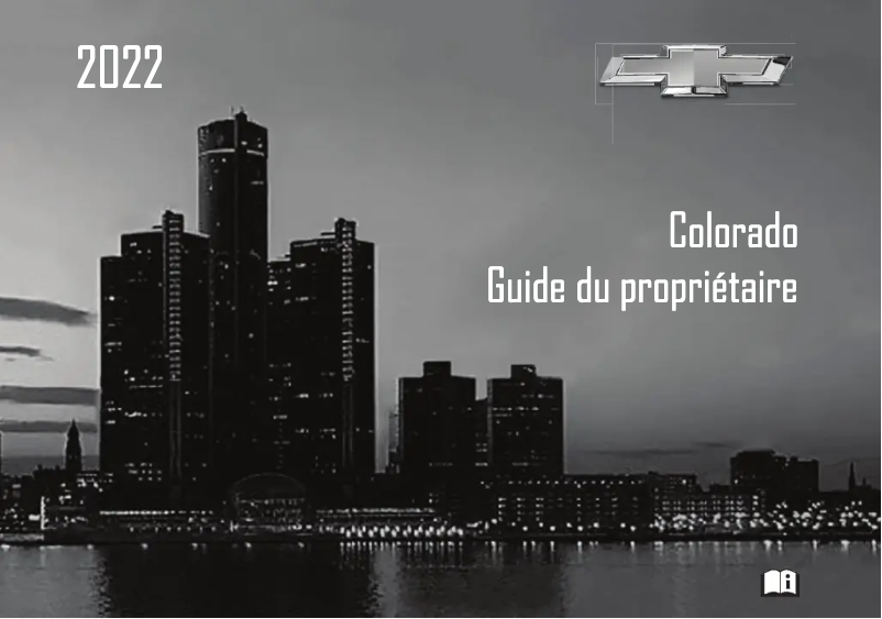 Page 1 de la notice Manuel utilisateur Chevrolet Colorado (2022)