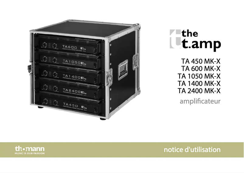 Image de la première page du manuel de l'appareil TA 1400 MK-X