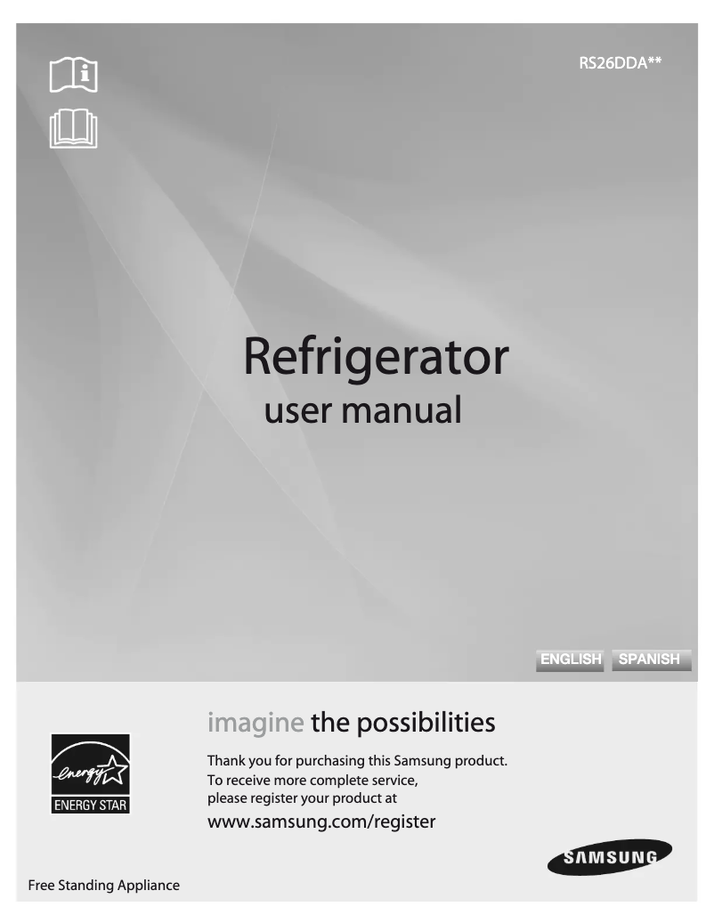 Image de la première page du manuel de l'appareil RS26DDAPN1
