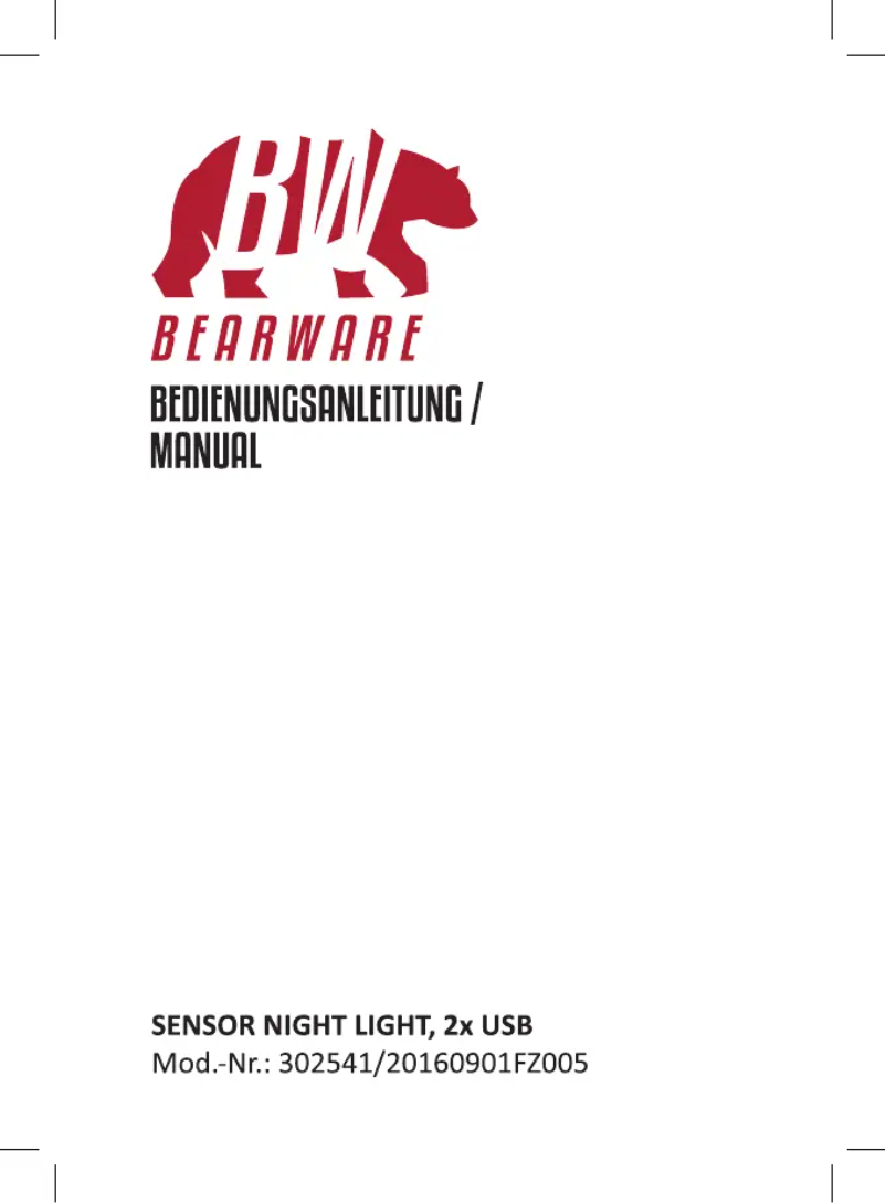 Page 1 de la notice Manuel utilisateur Bearware 302541