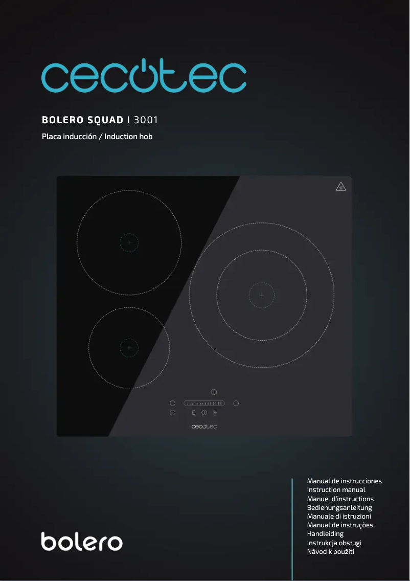 Page 1 de la notice Manuel utilisateur Cecotec Bolero Squad I 3250