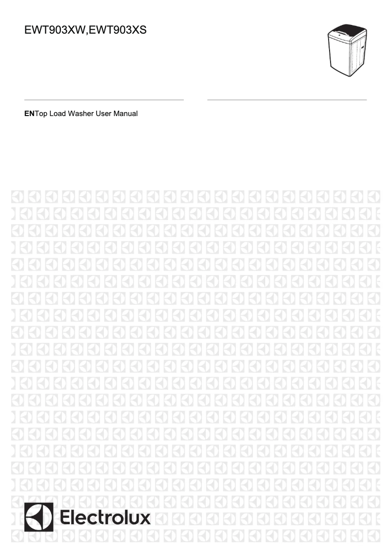 Page 1 de la notice Manuel utilisateur Electrolux EWT903XW