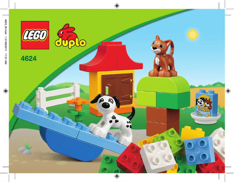 Page 1 de la notice Manuel utilisateur Lego Duplo 4624