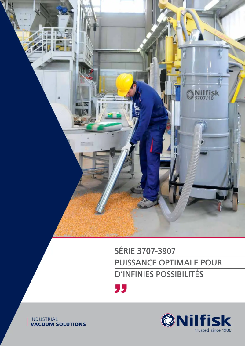 Página 1 del manual Folleto Nilfisk 3707