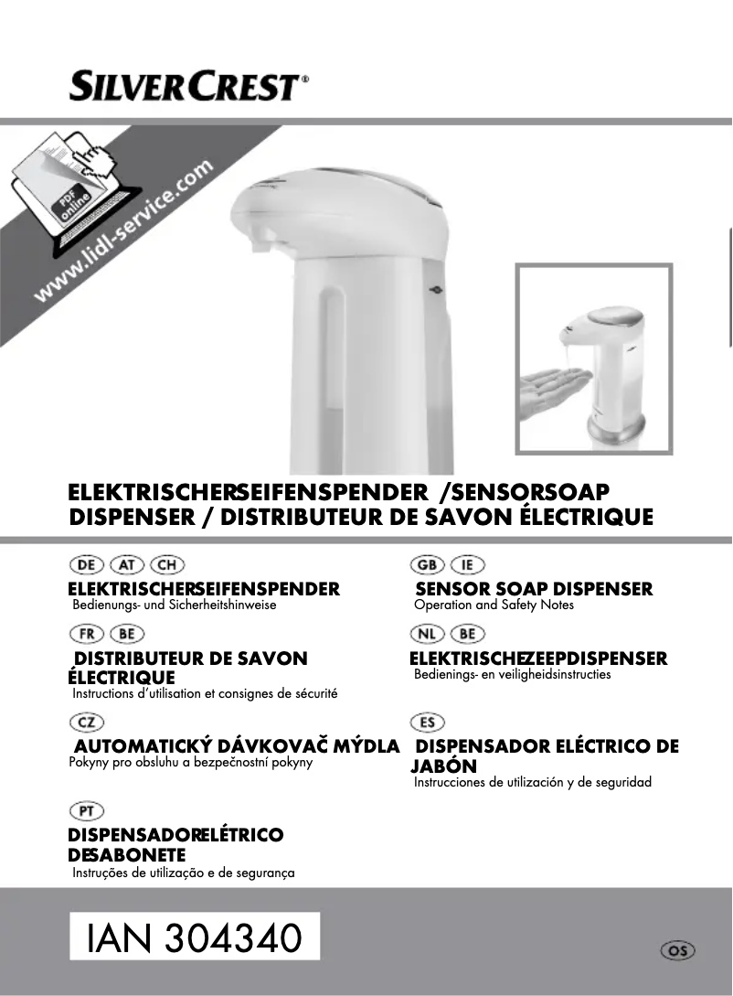 Page n°1 - Manuel utilisateur SilverCrest HG04103