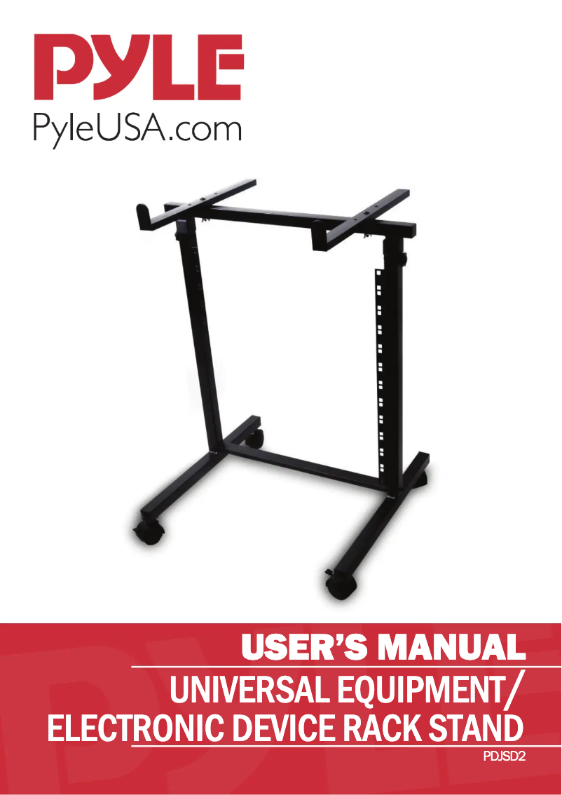 Page n°1 - Manuel utilisateur Pyle PDJSD2