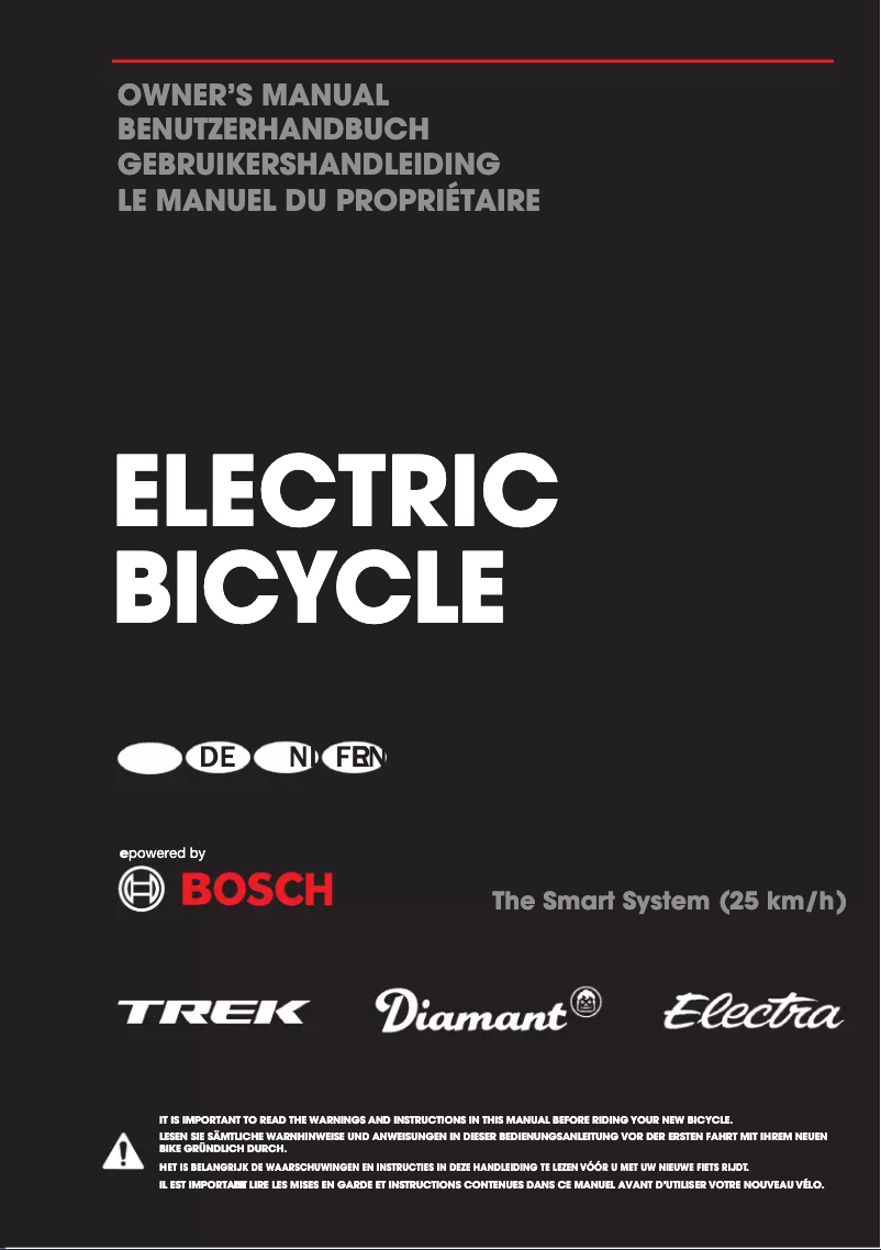 Page n°1 - Manuel utilisateur Trek Powerfly 5 Gen 4